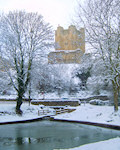 Snowy Conisbrough Castle January 2010